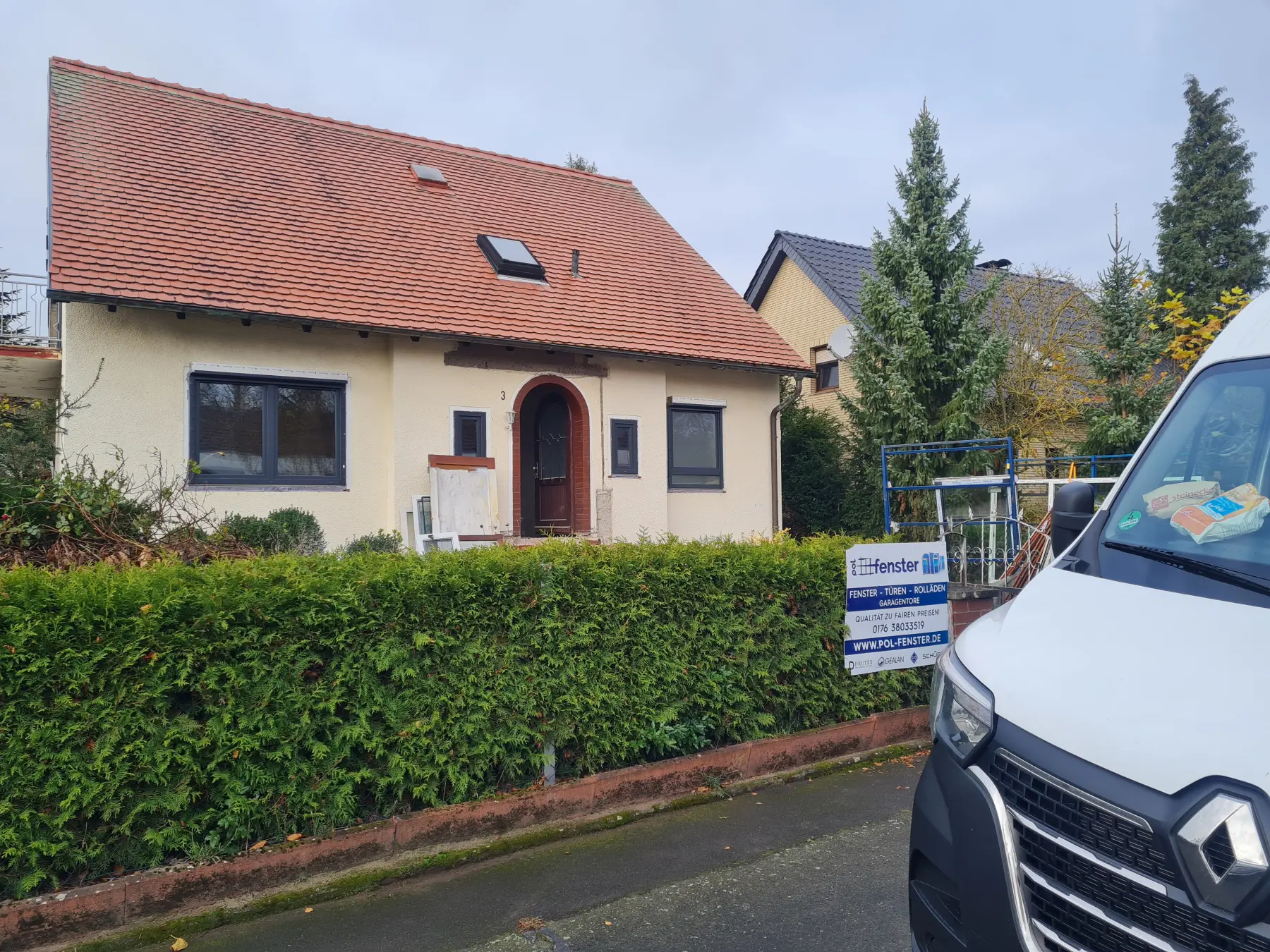 Haus von Polfenster